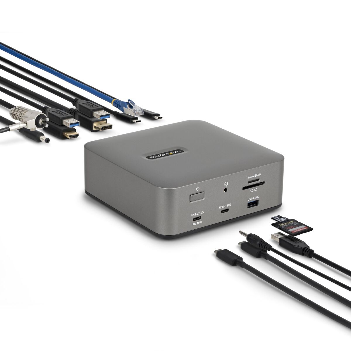 USB Hub Startech 215UE-TB5USB4DOCK Grey