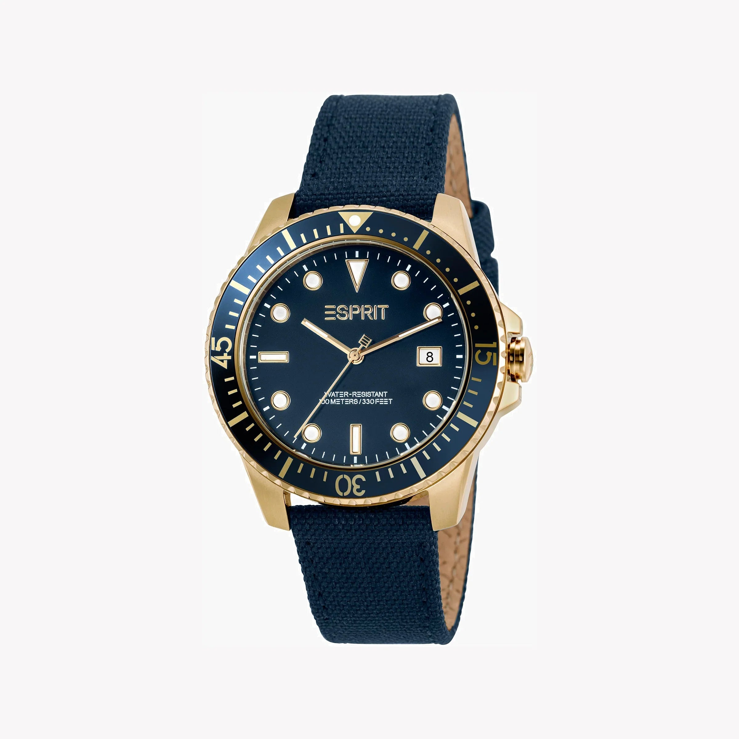 Esprit Men's Stainless Steel Blue Watch, Blue Dial | Es1g005m0045