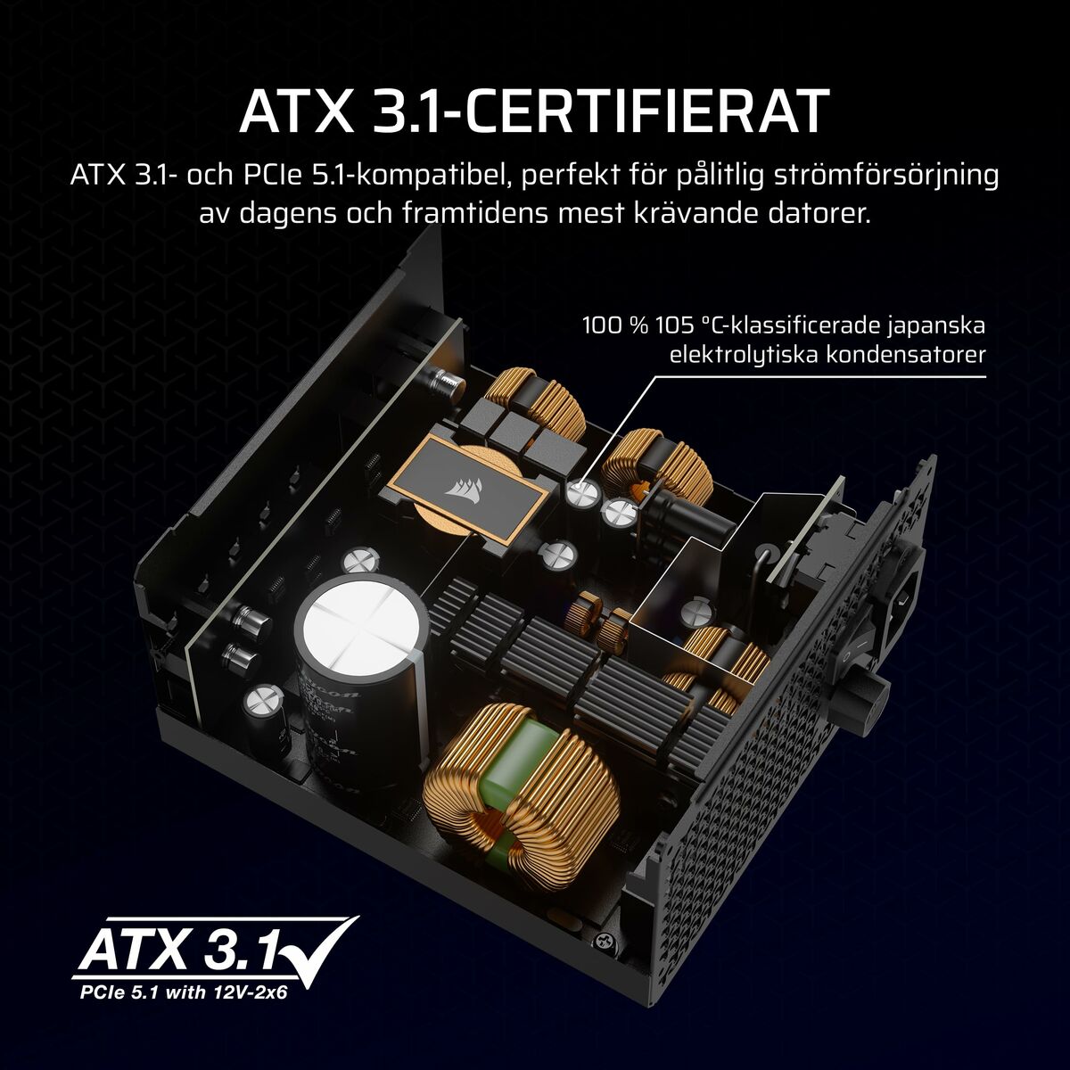 Power supply Corsair 850 W 80 Plus Gold