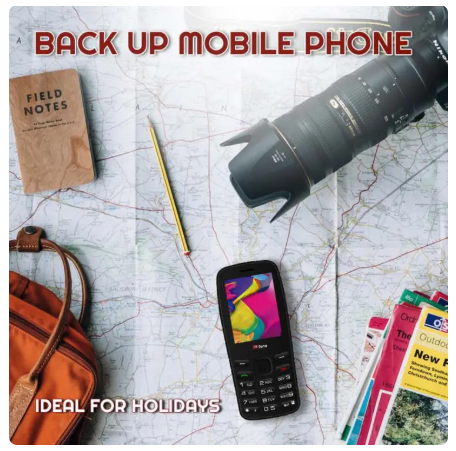 TTfone TT175 Dual SIM with Mains Charger, O2 Pay As You Go