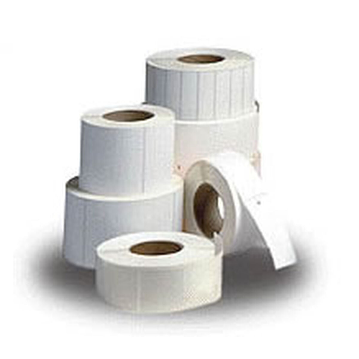 Printer Labels Zebra 3007206-T White Ø 25 mm Ø 25,4 mm (4 Units)