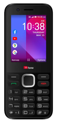 Returned Resale - TTfone TT240 with Mains Charger, O2 SIM Card