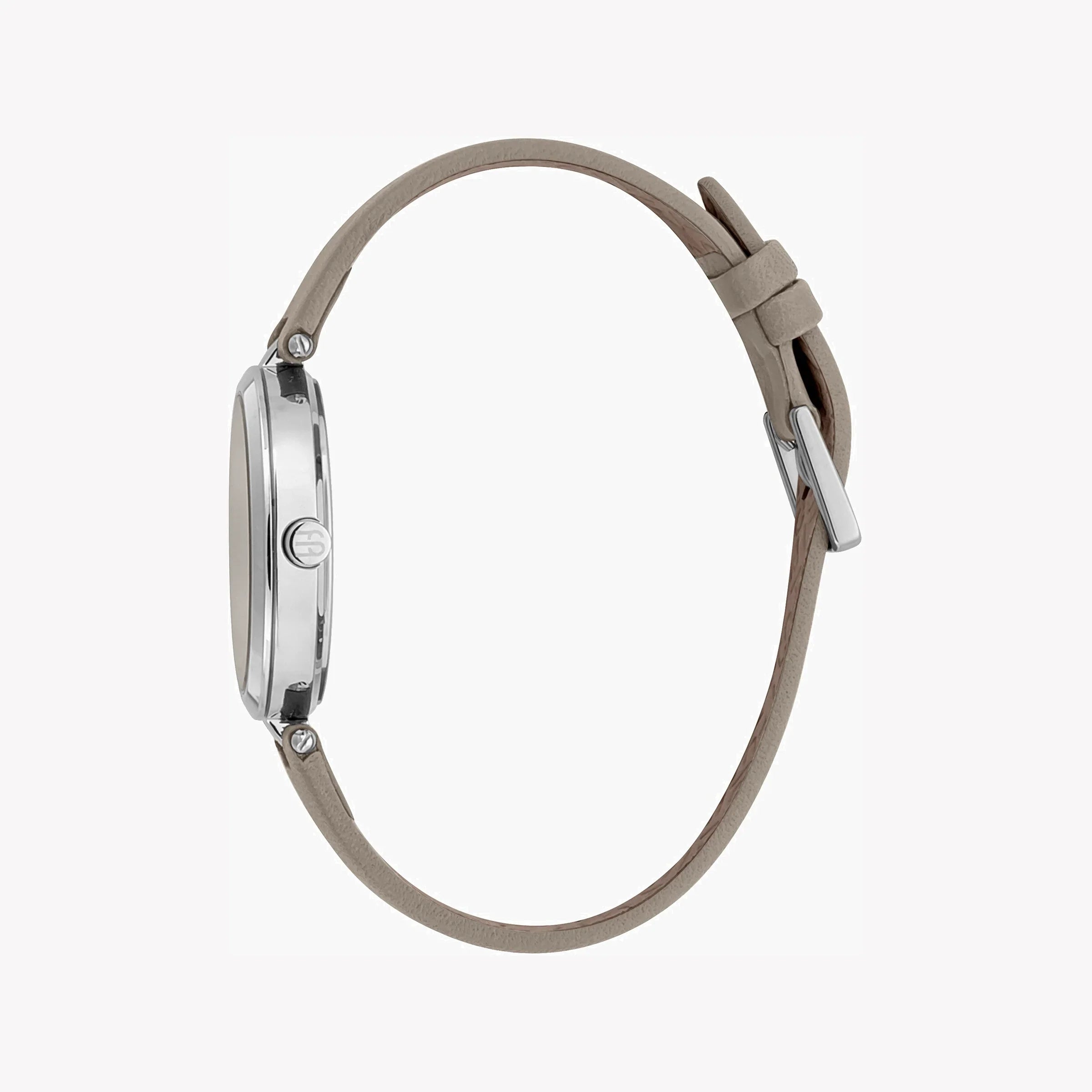 Esprit Women's Grey Leather Watch, Stainless Steel | Es1l123m0045