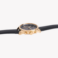 Pierre Cardin Men's Gold Watch, Black Dial, Leather Band | Ccp.5002