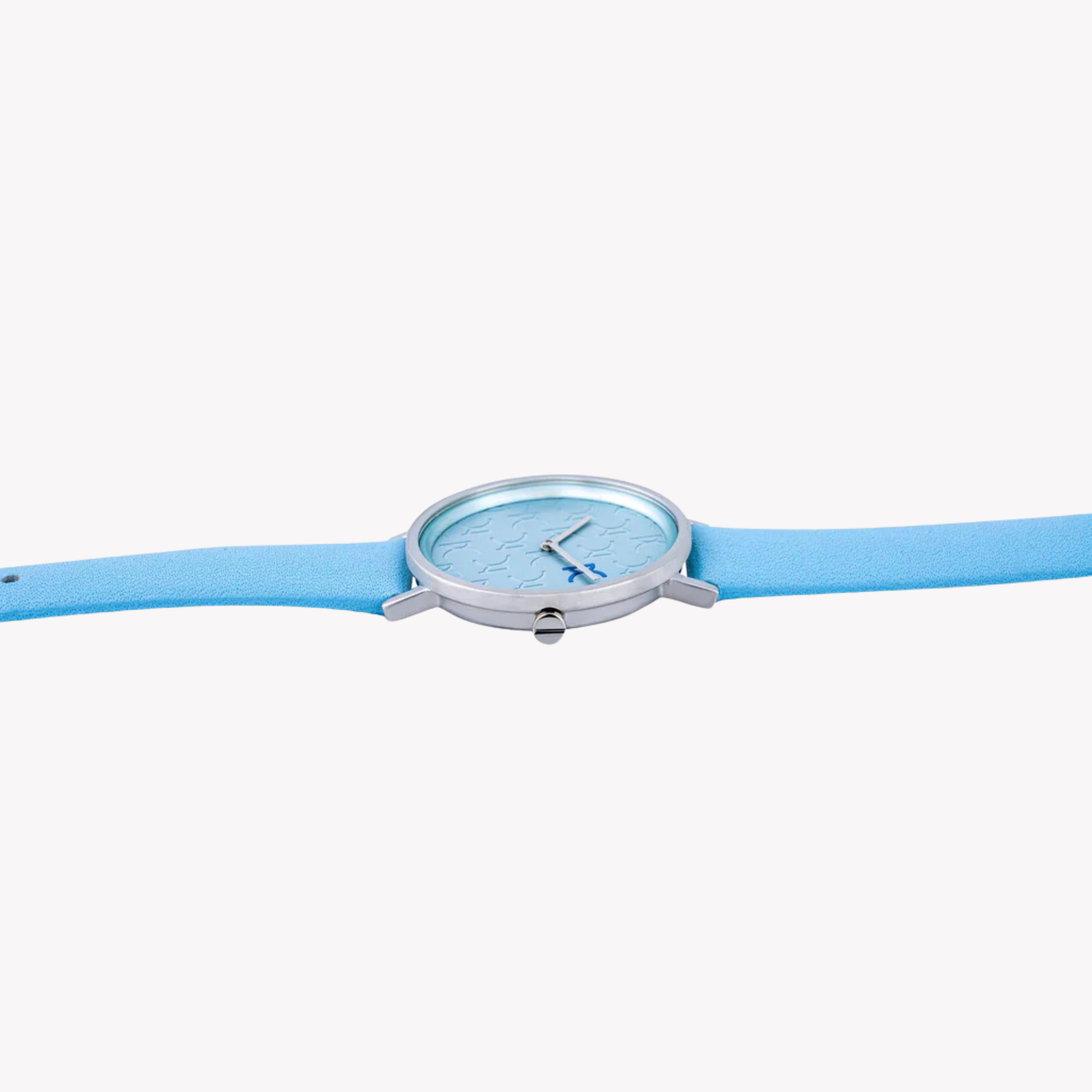 Pierre Cardin Women's Blue Leather Watch, Silver Case | Cbv.1521