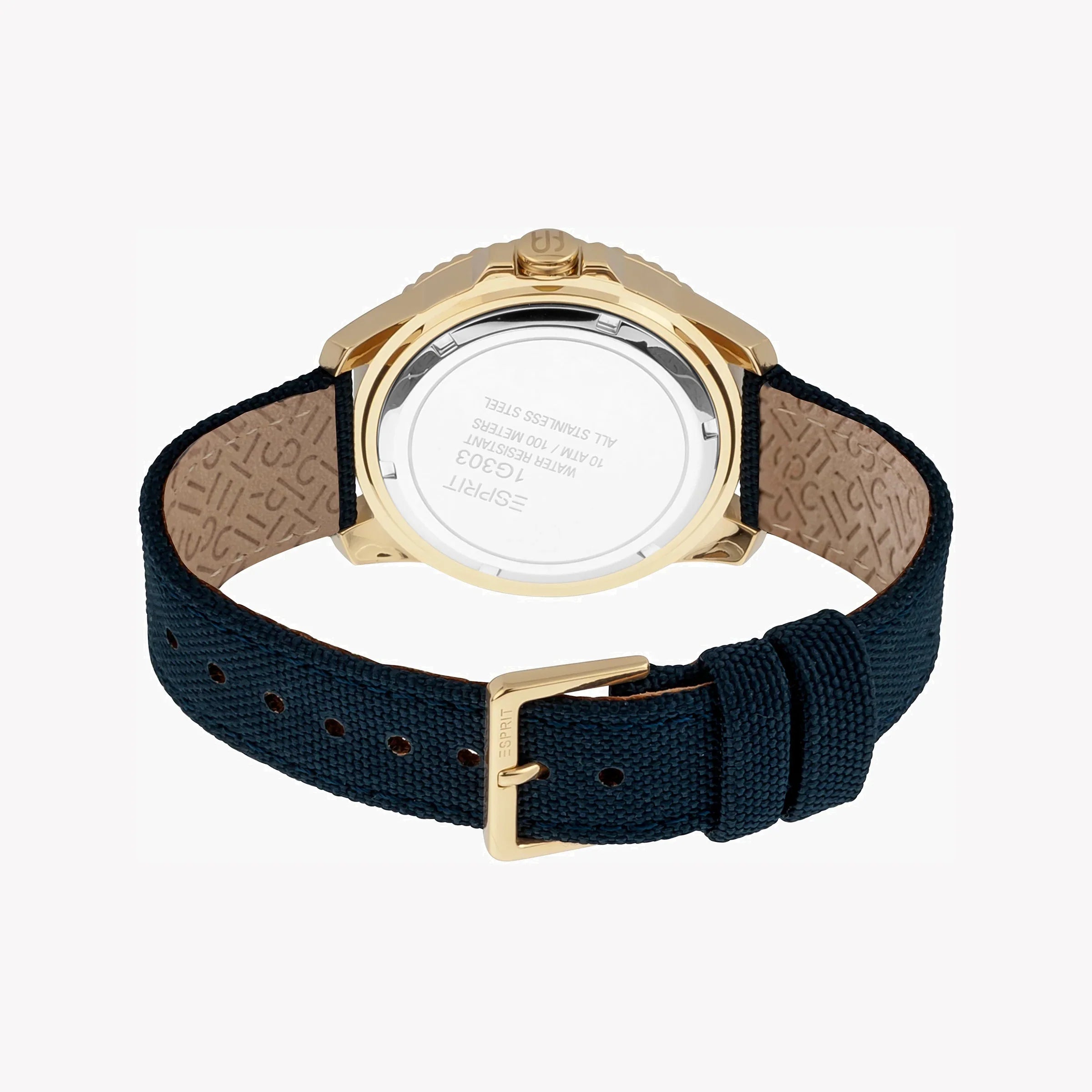 Esprit Men's Stainless Steel Blue Watch, Blue Dial | Es1g005m0045