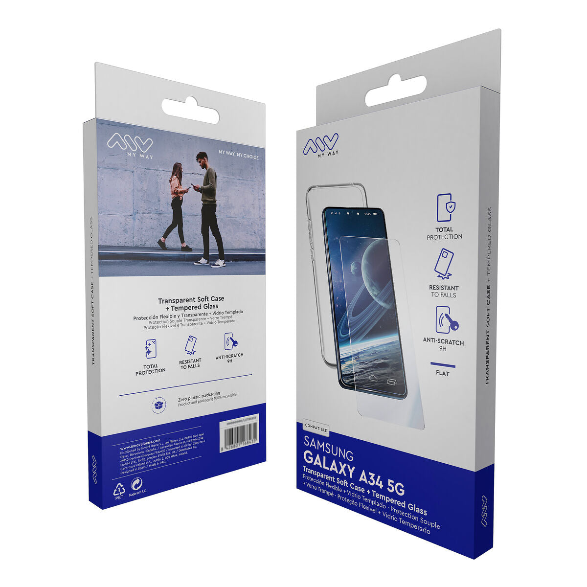 Mobile Case and Protector Myway Galaxy A34 5G Samsung Galaxy A34 5G