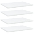 NNEVL Bookshelf Boards 4 pcs White 40x30x1.5 cm Chipboard