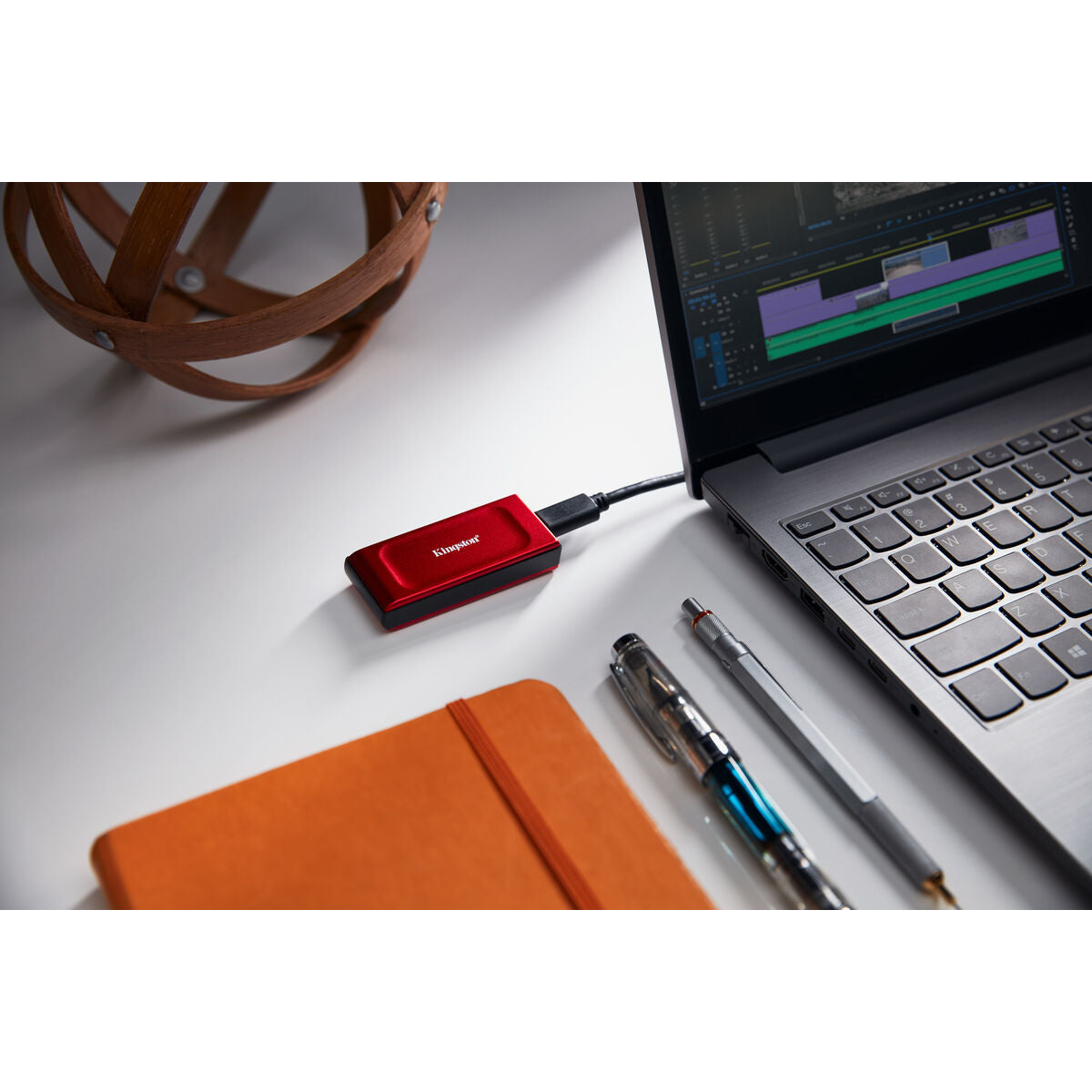 External Hard Drive Kingston SXS1000R/2000G Red 2 TB