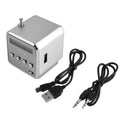 NNEOBA Rechargeable Portable Mini Radio with Bluetooth