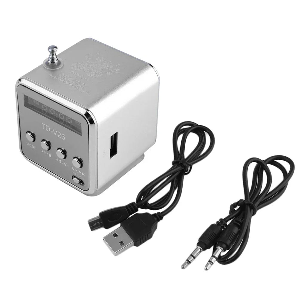 NNEOBA Rechargeable Portable Mini Radio with Bluetooth