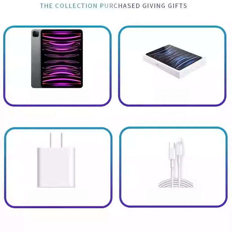 2024 IPad Pro M4 11Inch/13Inch 256G/512G/1T WiFi Cellular Face ID, eSIM,Original  WIFI/5G 10-core CPU 10-core GPU.