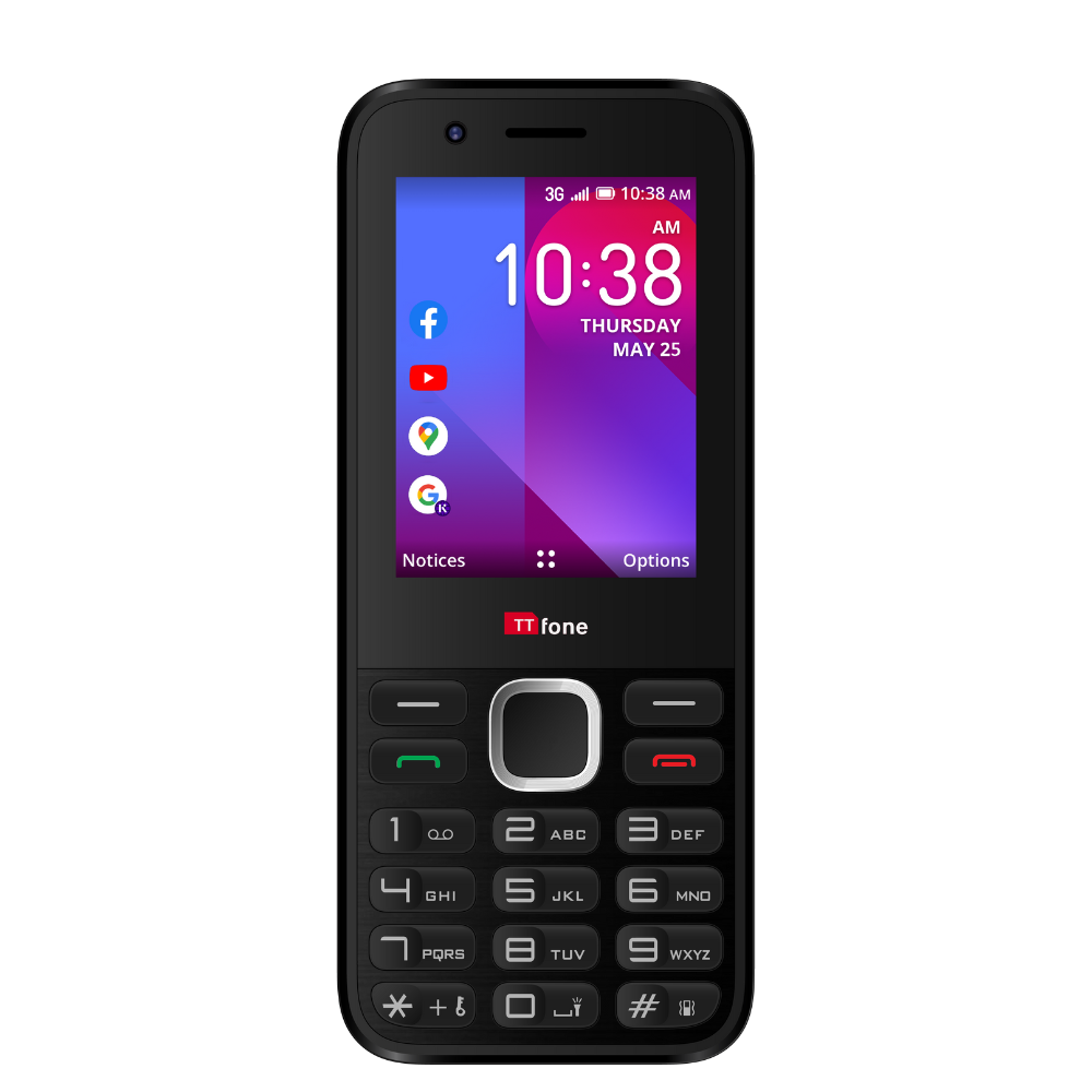 Returned Resale - TTfone TT240 with Mains Charger, EE SIM Card