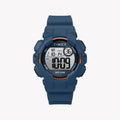 Timex Unisex Blue Silicone Digital Watch, Resin Case | Tw5m23500