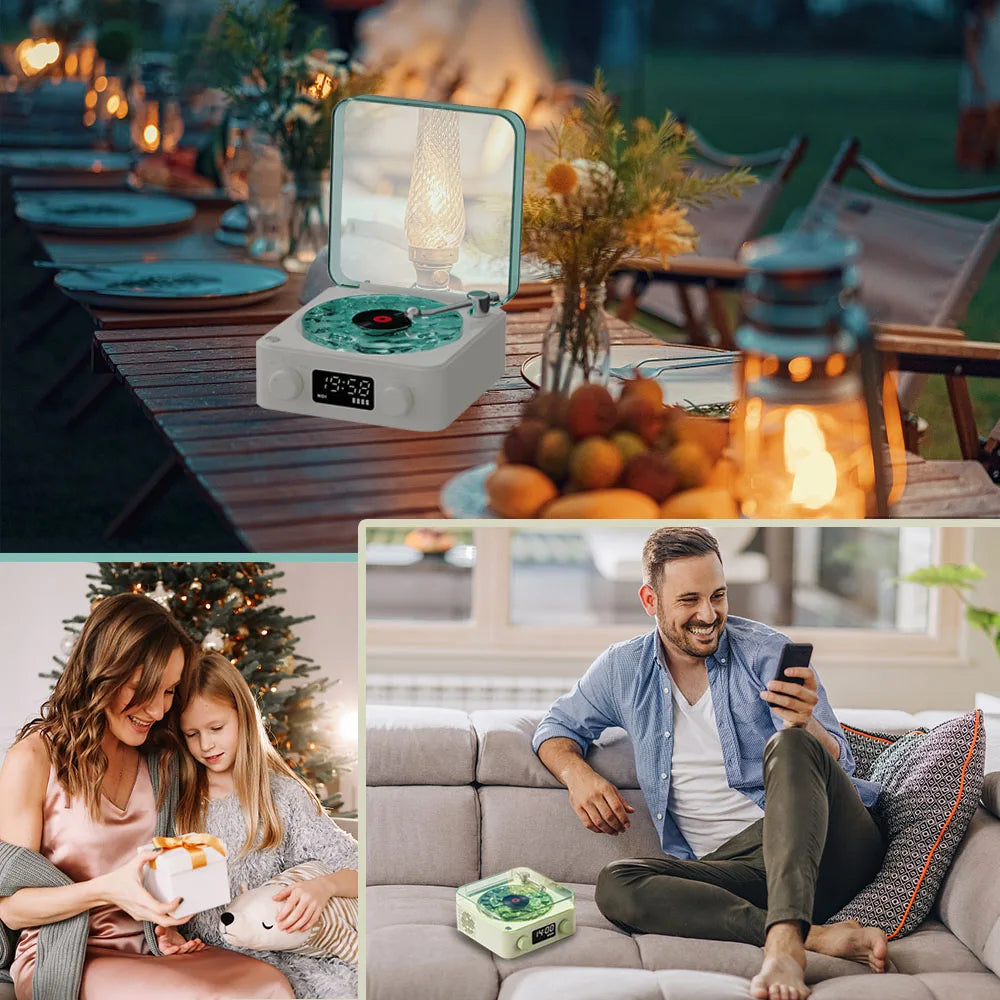NNEDSZ Light Green, KW03 Bluetooth Sleep Sound Machine - Retro Design with 1500mAh Battery