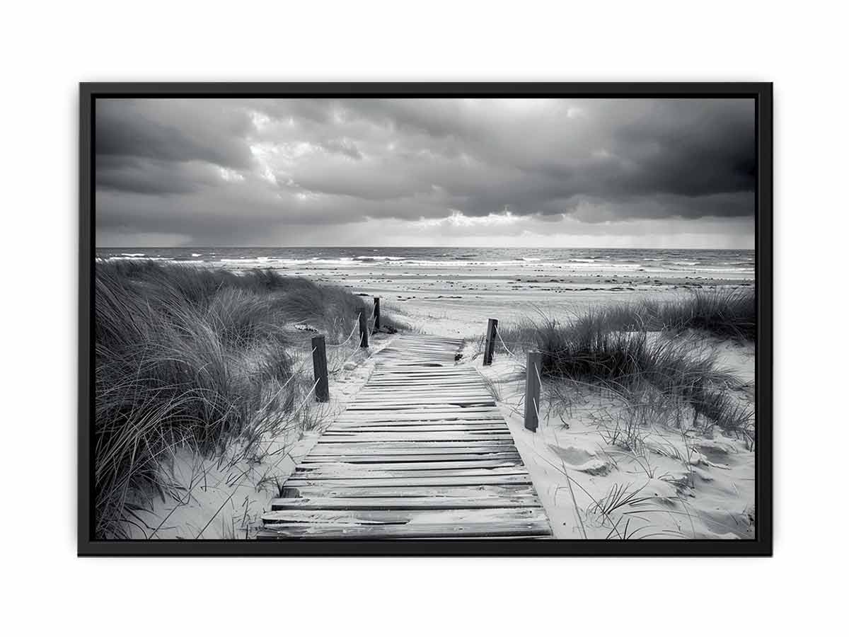 Beach Path pahotogrpahy art  Canvas Art Print