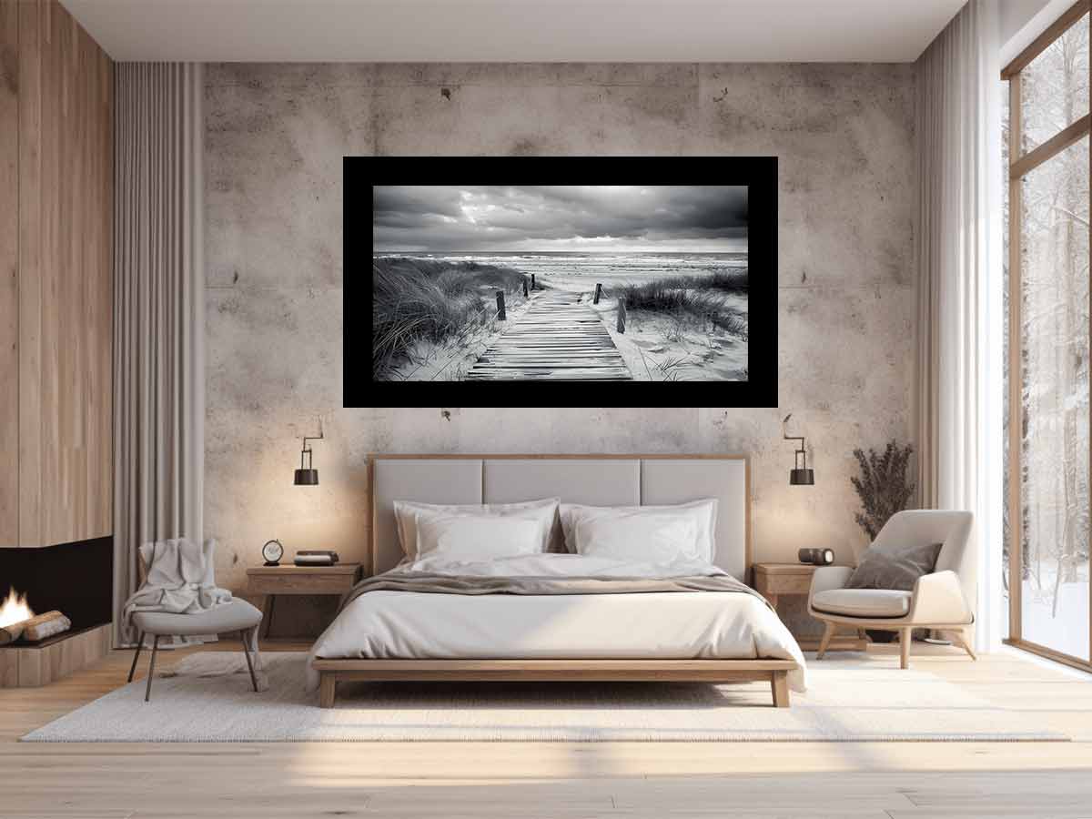 Beach Path pahotogrpahy art  Canvas Art Print