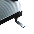 Professional gamer table with carbon fiber coating and LED lighting